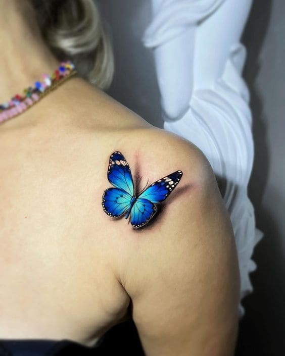 3D Butterfly Tattoo Designs 4