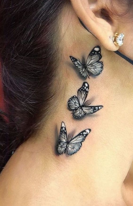 3D Butterfly Tattoo Designs 5