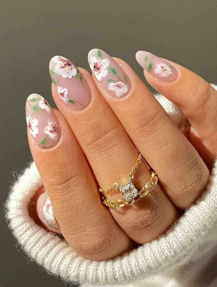 Artistic Flower Nails 1