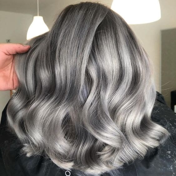 Ash Blonde with Silver Lowlights 1