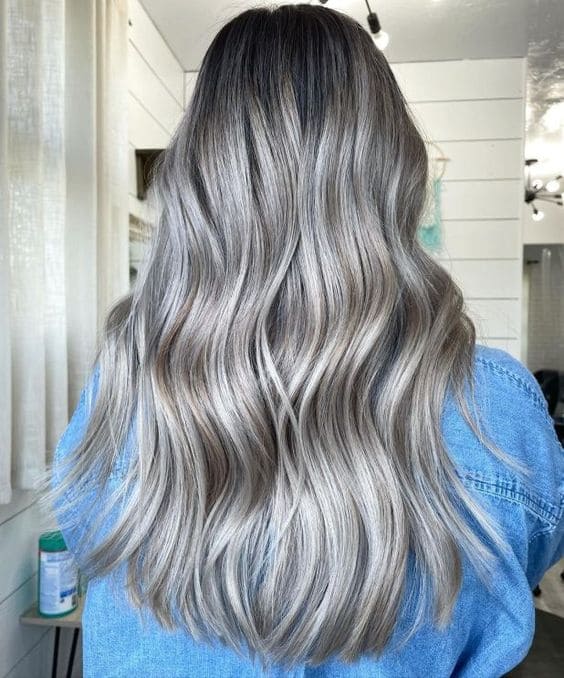 Ash Blonde with Silver Lowlights 4