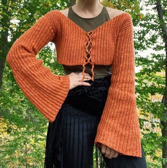 Autumn Crochet Outfit Ideas 6