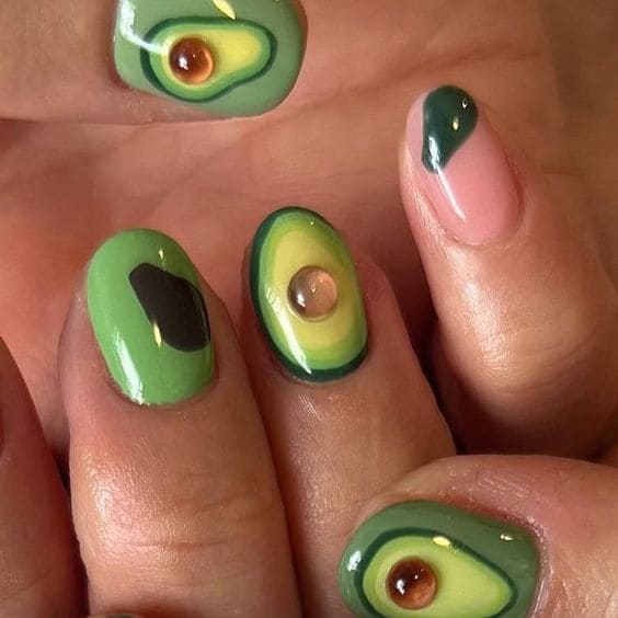 Avocado Nails 4