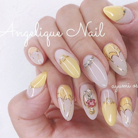 Beauty And The Beast Nails 4