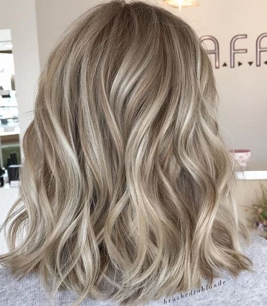 Beige Blonde with Soft Brown Lowlights 2