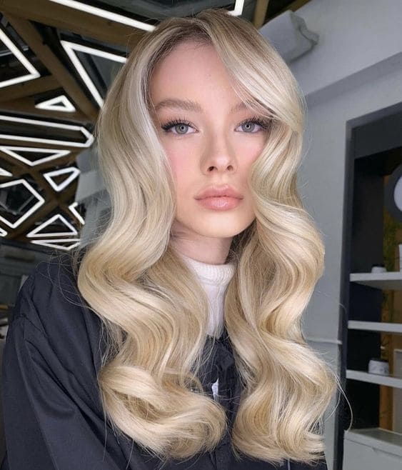 Blonde Hollywood Curls 6