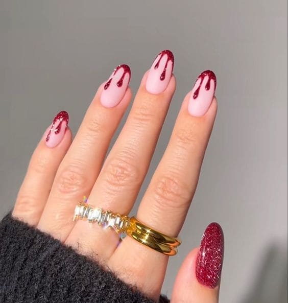 Blood Drip Manicure 2