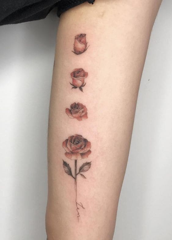 Blooming Rose Tats 7