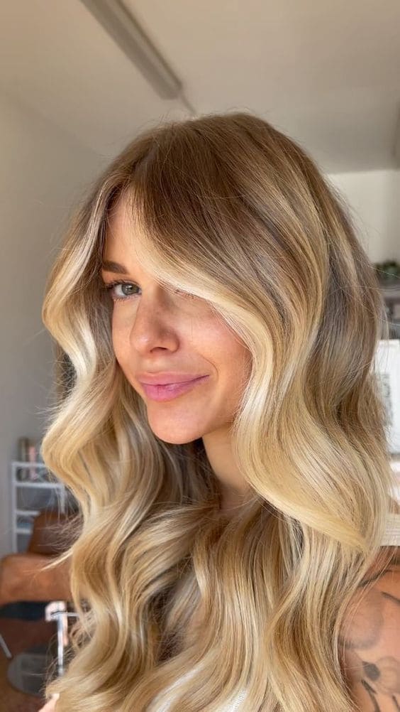 Butter Blonde with Toffee Lowlights 4