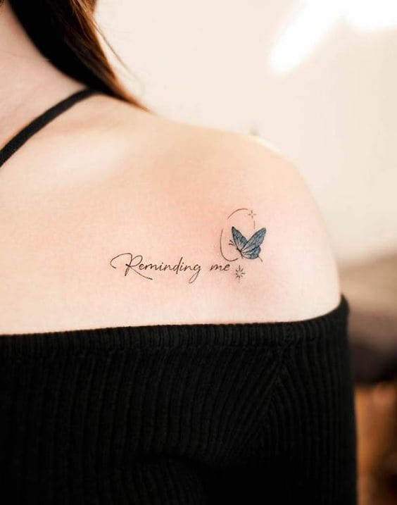 Butterfly Quote Tattoos 4