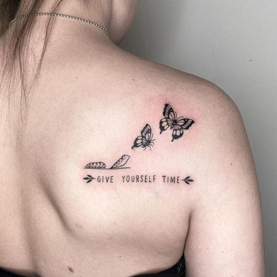 Butterfly Quote Tattoos 5