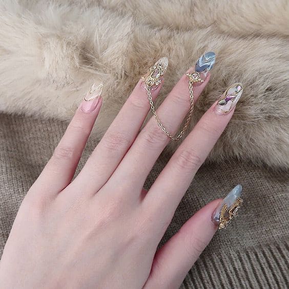 Chain Dope Nail Designs 2