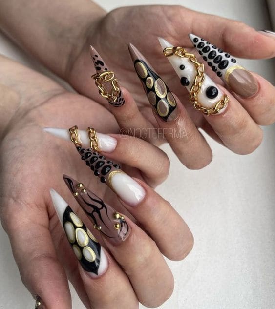 Chain Dope Nail Designs 3