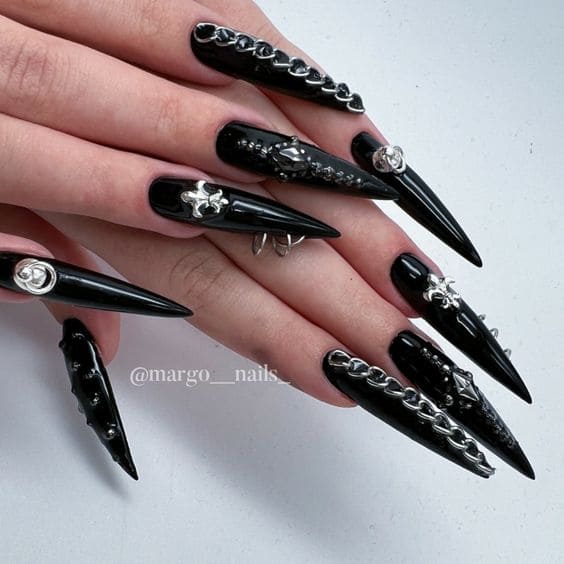 Chain Dope Nail Designs 5