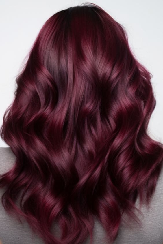 Cherry Cola Hair Color Trends 5