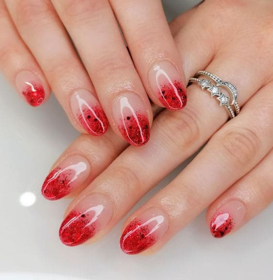 Clear Ombre Manicure 7