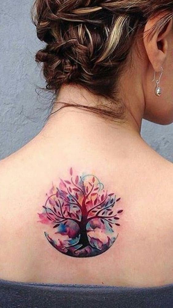 Colorful Tree Tats 8