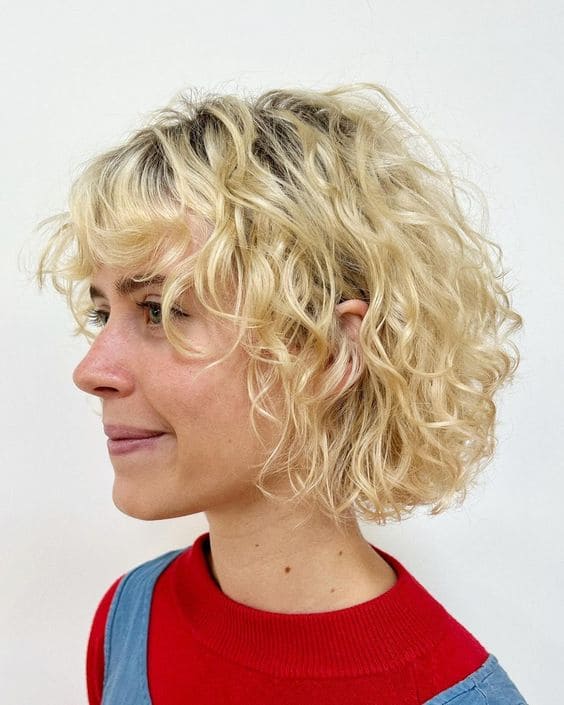 Curly Bob Hairstyle 7