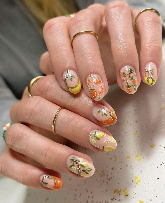 Flower And Fruit Mani 1