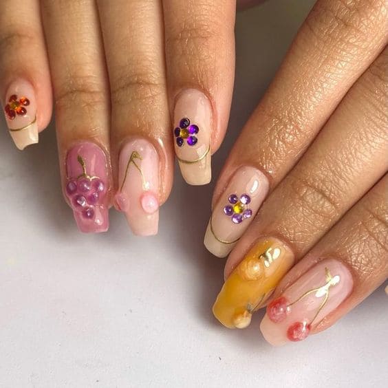 Flower And Fruit Mani 2