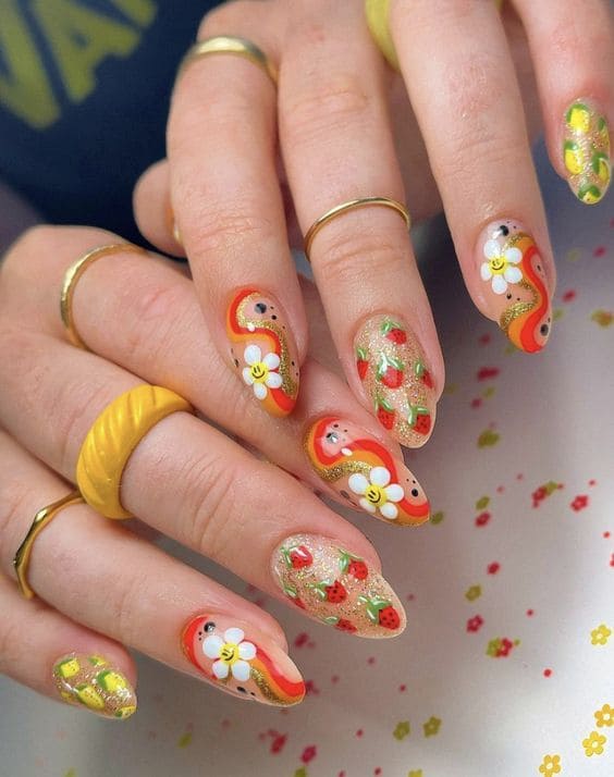 Flower And Fruit Mani 7