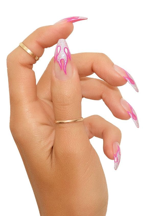 Fun Clear Nail Designs 7