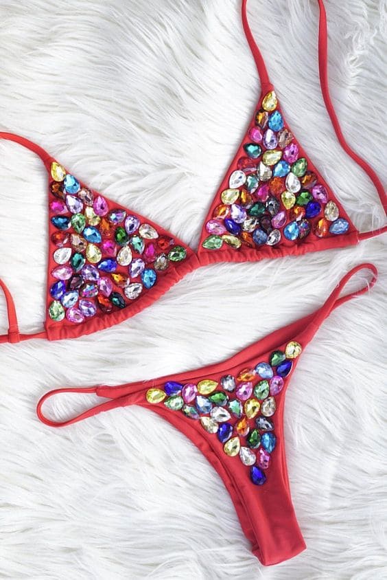 Fun Embellished Bikini 2