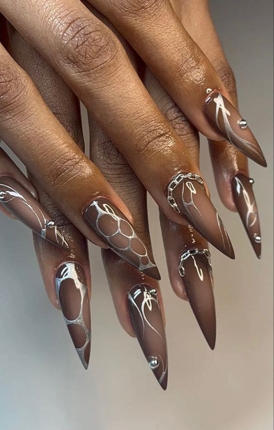 Futuristic Long Nails 1