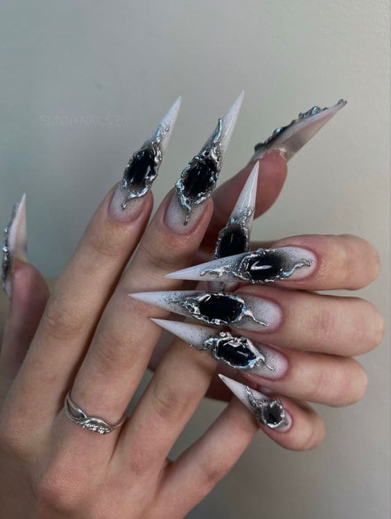 Futuristic Long Nails 5