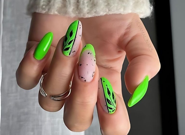 Green-Nail-Art