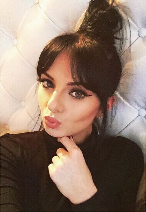 High Buns With Bangs 2