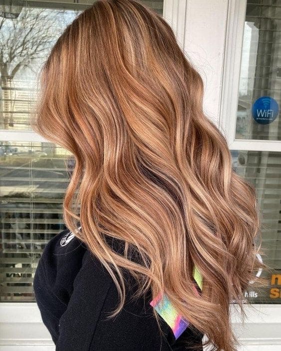 Honey Blonde with Caramel Lowlights 2