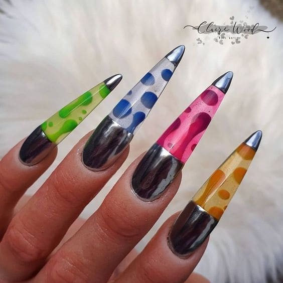 Lava Lamp Nails 5