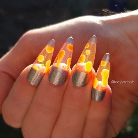 Lava Lamp Nails 6