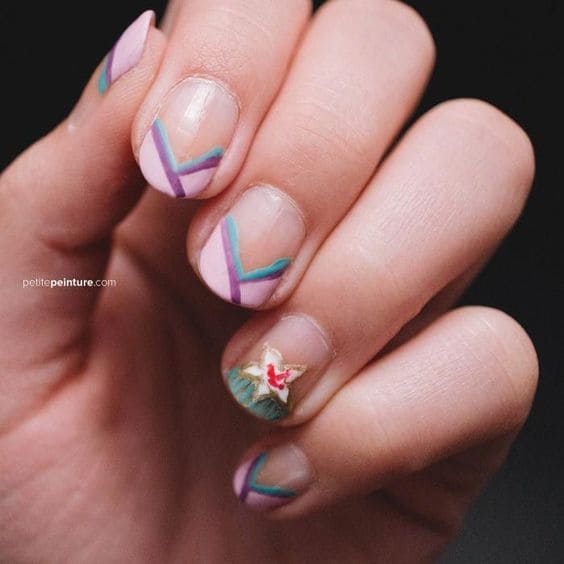 Mulan Disney Princess Nails 1 