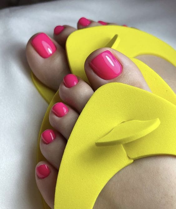 Neon Toe Nails 5