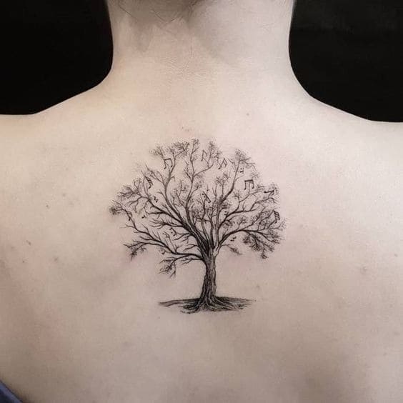 Oak Tree Tattoo Ideas 7