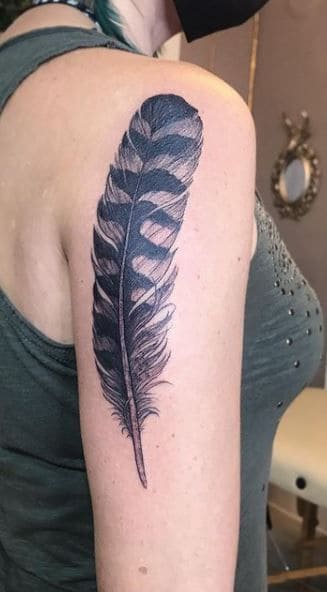 Owl Feather Tats 5