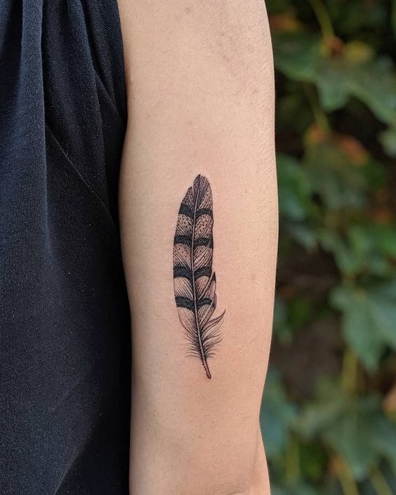 Owl Feather Tats 7