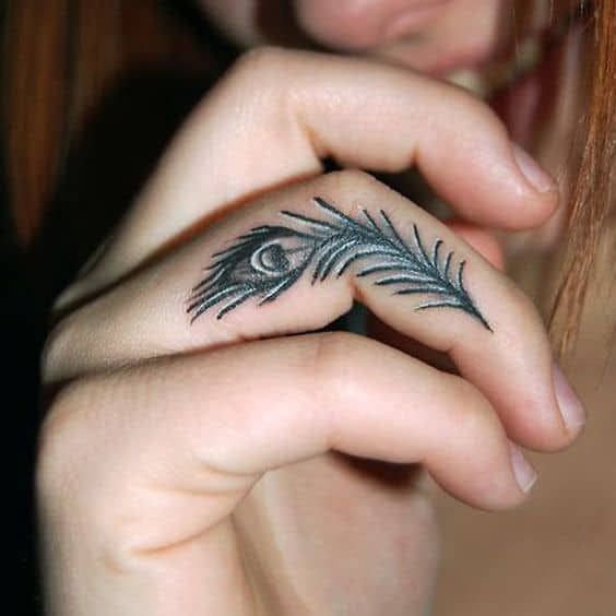 Peacock Feather Tattoo Ideas 4
