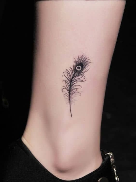 Peacock Feather Tattoo Ideas 7