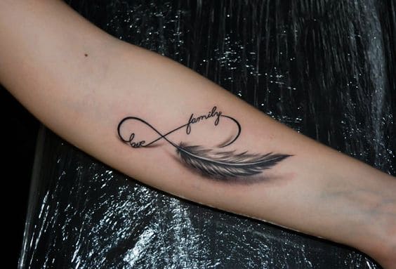 Quote Feather Tattoo Ideas 6