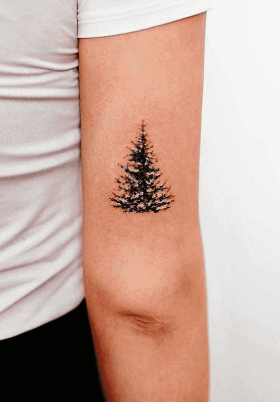 Realistic Pine Tattoos 1