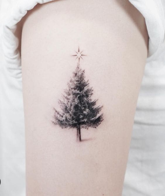 Realistic Pine Tattoos 4