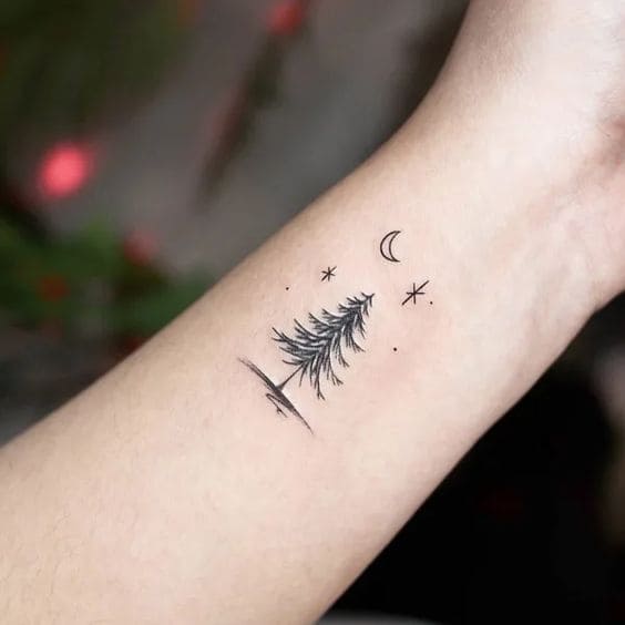 Realistic Pine Tattoos 5