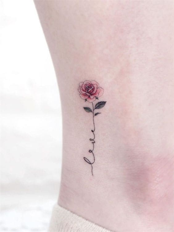 Rose Quote Tattoos 4