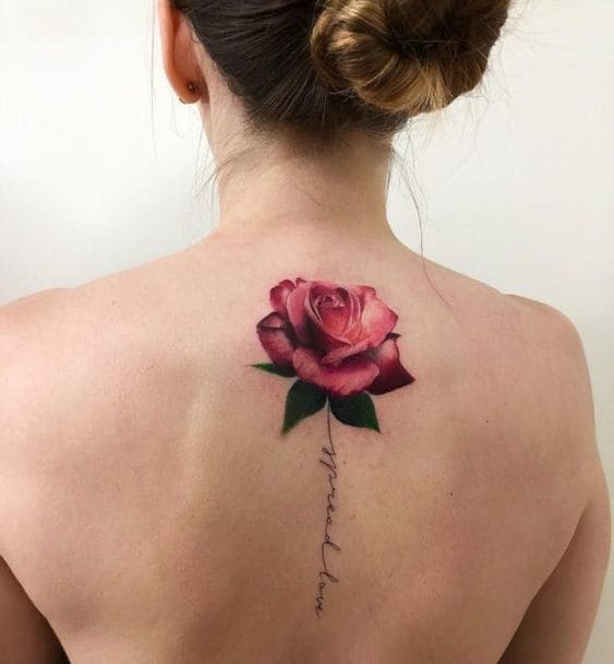 Rose Quote Tattoos 6