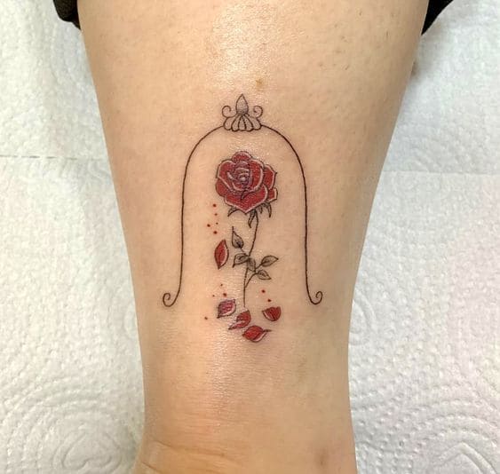 Rose Tattoo Ideas From Beauty And The Beast 2