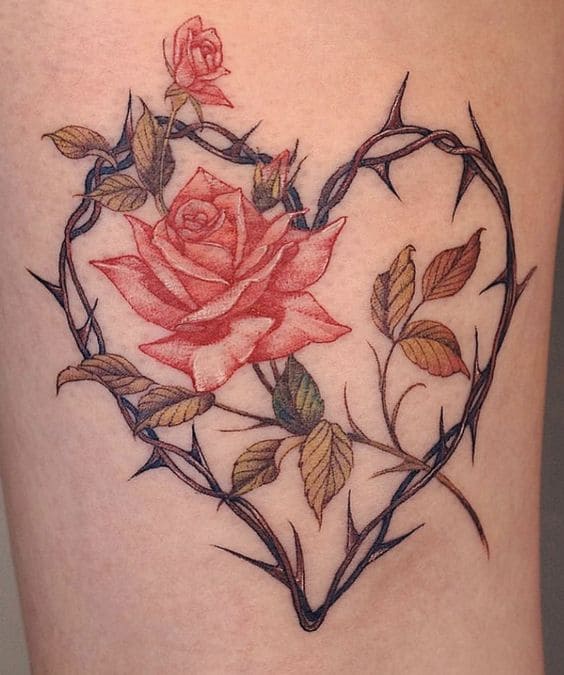 Rose Thorn Tattoo 7