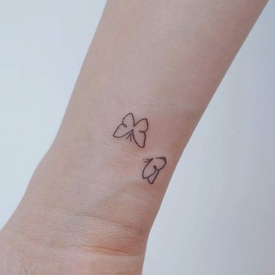 Simplest Butterfly Tattoo Designs 2